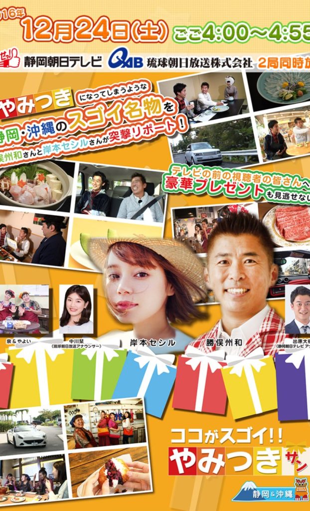 テレビ番組に取り上げられました！！