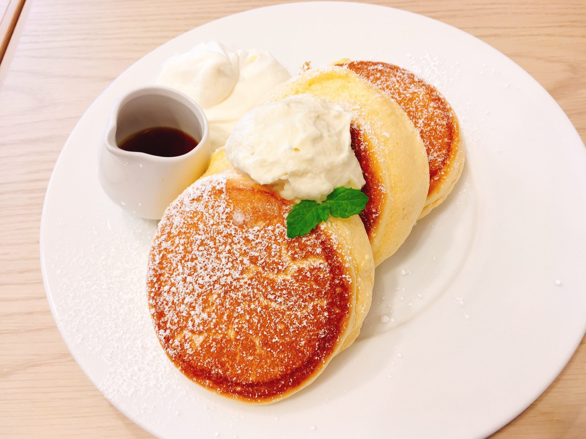 パンケーキと海