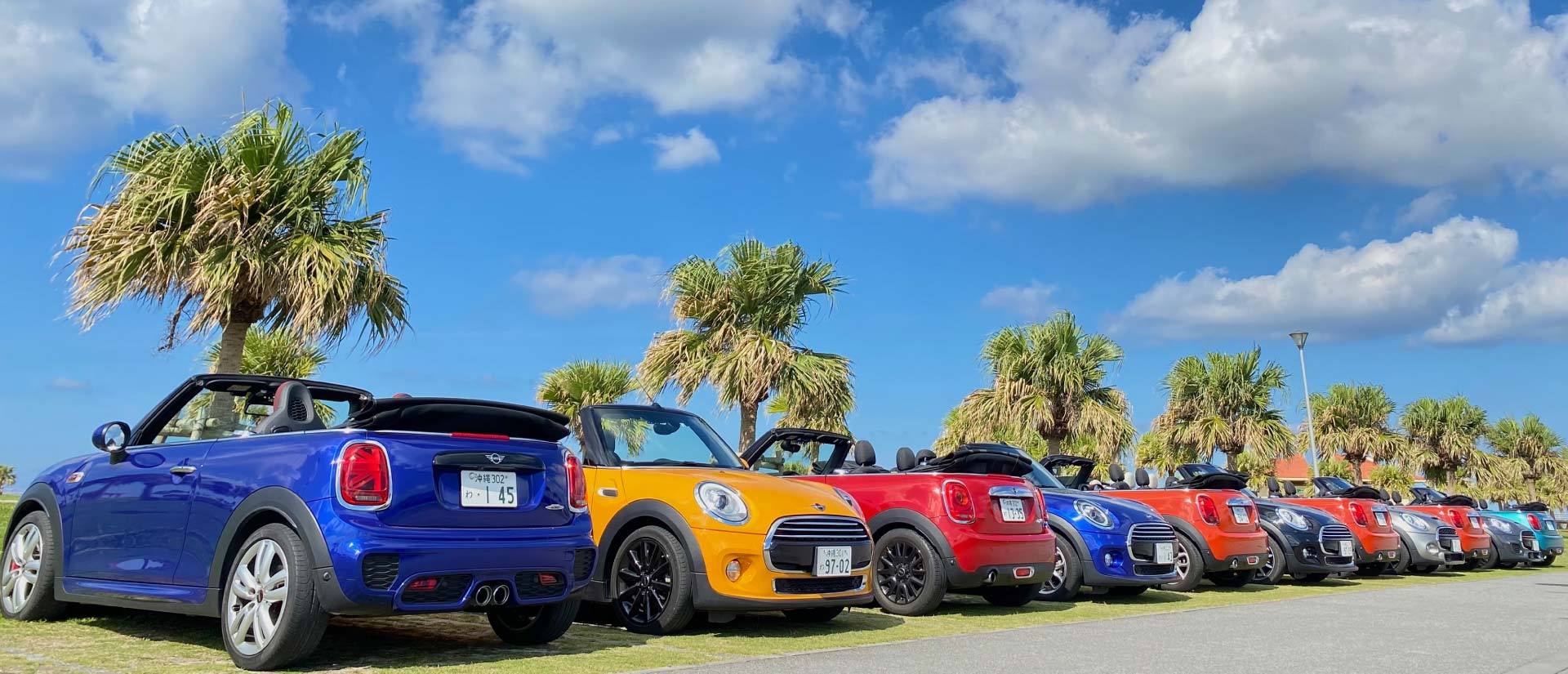 沖縄人気NO.1。オープンカーで出かけよう！